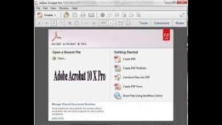 07How to Install Adobe Acrobat 10 X Pro [upl. by Ahsataj]