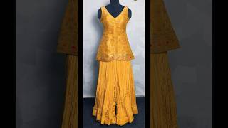 Dyeable fabric dress  ytshorts viralvideo yellowdress youtubeshorts weddingdress [upl. by Elokyn570]