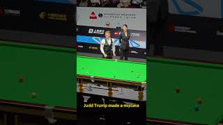 Judd Trump made a lowlevel mistake snooker [upl. by Adnilemre]