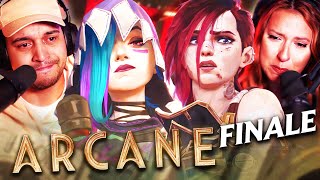 ARCANE SEASON 2 EPISODE 9 FINALE REACTION  GOODBYE ARCANE  2X9  FIRST TIME WATCHING  REVIEW [upl. by Harolda]