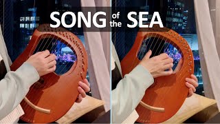 Song of the Sea Irish Song  Amhrán Na Farraige  Lyre Harp Cover [upl. by Elcin]