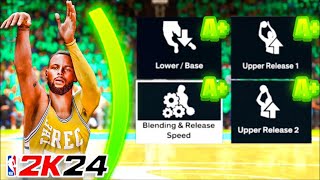 THE MOST FLAWLESS JUMPSHOT IN NBA 2K24  ANIMATIONS FOR 6569 BUILDS BEST JUMPSHOT 2K24 [upl. by Netsruk536]