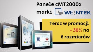 Panele HMI Weintek cMT2000X TERAZ W PROMOCJI  30 [upl. by Brandais436]