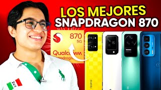 Los 5 MEJORES CELULARES con SNAPDRAGON 870 que DEBES CONOCER [upl. by Zelle]