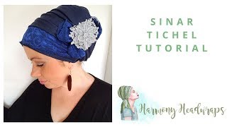 Sinar Tichel Tutorial  Harmony Headwraps  UK TIchel Shop [upl. by Jone]