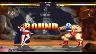 MUGEN Requests Akane Inukawa VS Zangief [upl. by Dorsy]