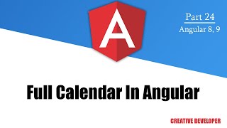 Fullcalendar implement and event add angular  Angular Full Calender  Angular  Angular Tutorial [upl. by Hgielek]