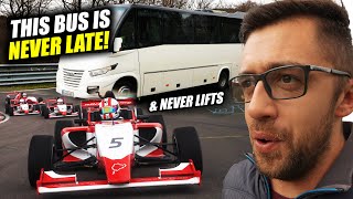 CRAZY Nürburgring Day WILD Bus Ride Formula Cars and More [upl. by Juliann]