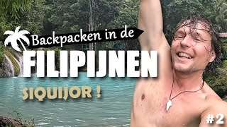 2  WATERPRET OP SIQUIJOR  BACKPACKEN IN DE FILIPIJNEN [upl. by Inwat429]