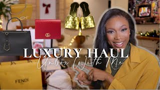 HUGE Christmas Luxury Haul  Unboxing New Luxury Items [upl. by Tedman108]