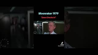 1979 Moonraker Jaws checks in at the airport with a smile shortvideos shortclips movie trailers [upl. by Aracahs478]