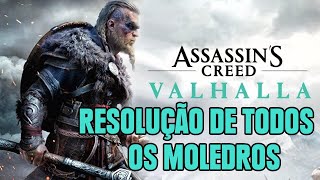 ASSASSINS CREED VALHALLA  TODOS OS MOLEDROS [upl. by Vano]