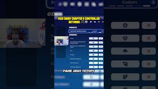 Faze Sways NEWEST Controller Settings 😳 [upl. by Golightly]