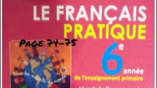 le Français Pratique 6Aep remédiation et consolidation page 7475 nouvelle édition 2021 [upl. by Corrine605]