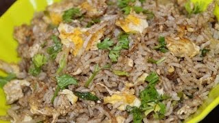 quick and easy egg fried rice in kannada [upl. by Arahas]