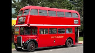 Routemaster 70 RM188 RML880 and Skid Pan RT1530 at Chiswick Business Park 21 July 2024 [upl. by Armallas129]