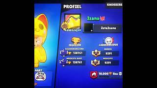 The first 10k Trophy brawler😱 Brawl Stars shorts edit wow [upl. by Nerita]