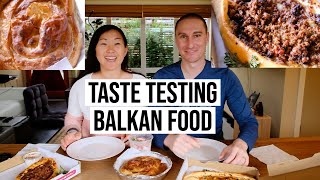 Asian and Bulgarian Try Bosnian Food  Seattle Food Vlog [upl. by Shela]