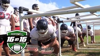 16in16 Football Preview Waianae Seariders 2016 [upl. by Dix]