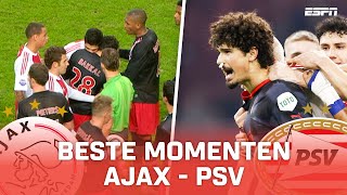 De BESTE MOMENTEN van Ajax  PSV in de Eredivisie 🔥⚔️ [upl. by Renick125]