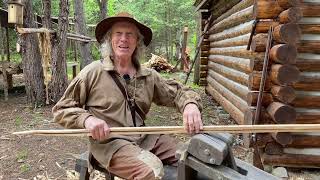 Birch Bark Canoe Build and the Story of the Captain Samual Brady FRONTIERSMAN WOODWORKING HISTORY [upl. by Kerk]