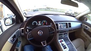 2015 Jaguar XF POV Test Drive [upl. by Olonam202]