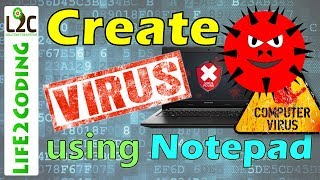 How to Create a Virus using Notepad [upl. by Isawk338]