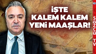 Asgari Ücret Emekli Memur Özgür Erdursun Yeni Zamlı Maaşları Kalem Kalem Hesapladı [upl. by Kcirednek]