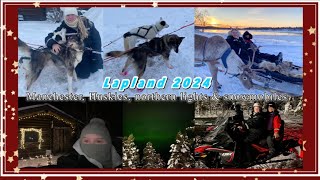 Manchester To Lapland Vlog ❄️  Huskies Northern Lights amp Snowmobiles ✈️🎄 [upl. by Noskcire340]