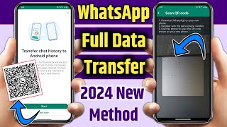 Whatsapp data transfer from android to android  whatsapp transfer from android to android [upl. by Nyrehtak203]