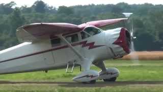 Stinson Reliant NC21117 departing D52 on 71214 [upl. by Riaj445]