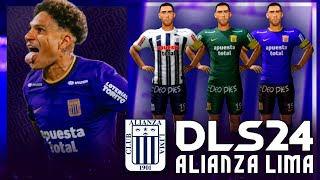 KITS ALIANZA LIMA 2024  CAMISETA MORADA PARA DLS 24 [upl. by Leirea]