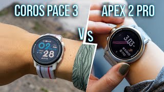 Coros Pace 3 VS Apex 2 Pro  Your Next GPS Watch [upl. by Rivera514]