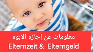 معلومات عن إجازة الابوة Elternzeit amp Elterngeld [upl. by Oika]