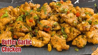 Butter Garlic Chicken  Chicken Starters without deep frying  chicken starters recipes [upl. by Connor]