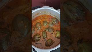 gutti vankaya curry 😋Brahmanandam voice  food cooking shortvideo pleasesubscribe [upl. by Yadsnil]