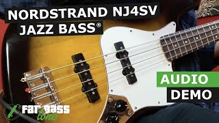 Nordstrand NJ4SV Jazz Bass® Pickup Set Demo [upl. by Ociral]