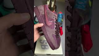 Unboxing SB Dunk Low Premium City of Love Burgundy Crush sneakers freefire sneakershoes [upl. by Okia734]