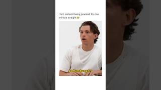 Tom Holland being pranked for one of minute straight shorts funny fyp memes viral [upl. by Nims493]