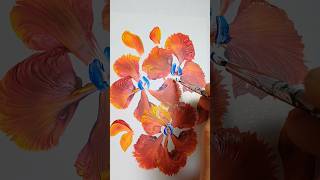 Acrylic Painting Hacks shorts painting art acrylicflowerpainting [upl. by Hendren743]