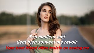 Ton Meilleur Ami 1962  FRANÇOISE HARDY  French lyrics amp English Translation [upl. by Antipus]