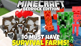 BEST Farms for Minecraft Bedrock 121 2024 [upl. by Laughlin482]