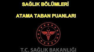 ÖNLİSANS SAĞLIK BÖLÜMLERİ ATAMA PUANLARI 1 [upl. by Shuma]