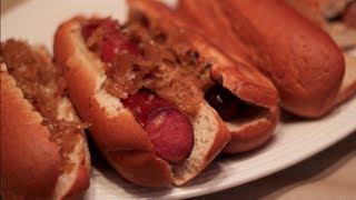 Beer Steamed Brats amp Kielbasa Recipe [upl. by Delmer635]