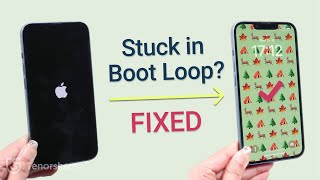 2023 How to Fix iPhone Stuck in Boot Loop Issue  Stuck on Apple Logo NO DATA LOSS [upl. by Rothschild]