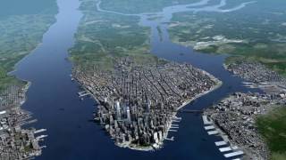 CGI Timelapse  New York City 2016  1811 [upl. by Balcke651]