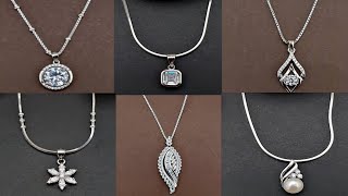 925 Sterling Silver Chains Design For Ladies Latest चांदी की Chains Collection For Daily Wear [upl. by Cato487]