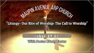 Maupin Avenue ARP Church 102724 Sunday Sermon [upl. by Natanhoj129]