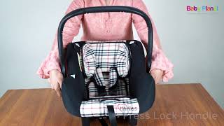 Tinnies Carry Cot  Car Seat  Baby Planet [upl. by Ientirb]