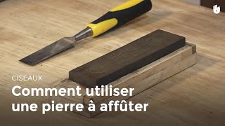 Comment utiliser une pierre à affûter  Menuiserie [upl. by Hasheem]